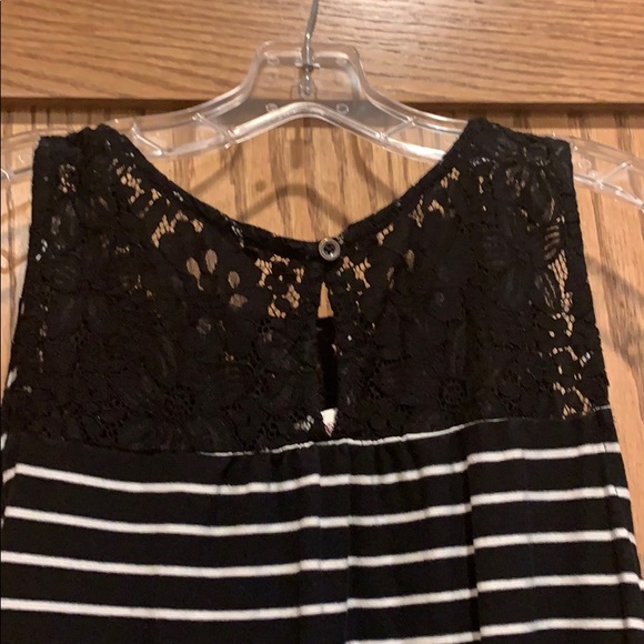 Black & White striped Tunic/Dress - Picture 3 of 3